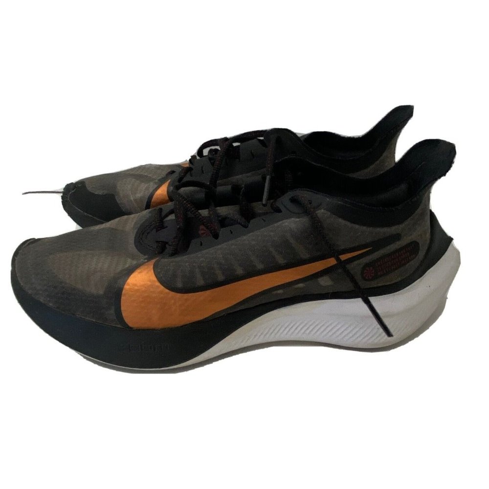 Nike Zoom Fly 3 Womens Running Shoes Black Copper AT8241-001 Sneakers‎